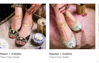 Tribe Amrapali collabs with Fizzy Goblet; launches jutti collection with  matching jewellery